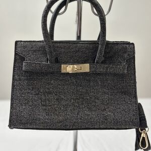 Elegant Charcoal Handbag